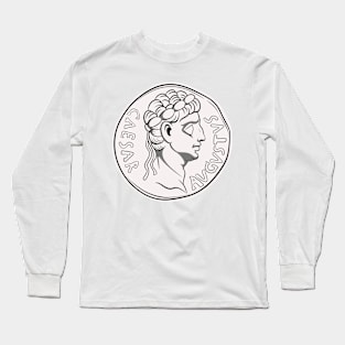 Denarius Caesar Augustus Long Sleeve T-Shirt